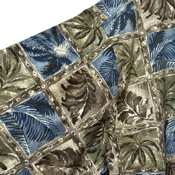 NWT St. John’s Bay Men's Short Sleeve Button Up Shirt Tropical Vacation Size 3XL - Picture 4 of 12